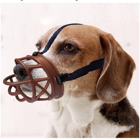 Mayerzon Dog Muzzle, Basket Breathable Silicone Dog Muzzle - Picture 1 of 8
